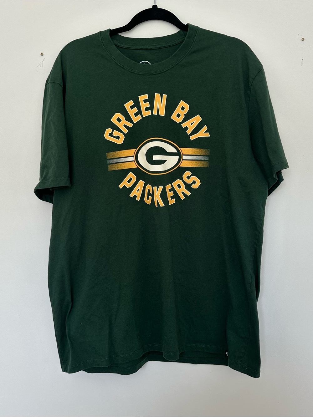 '47 Green Bay Packers Dark Green Tee with Gold Logo